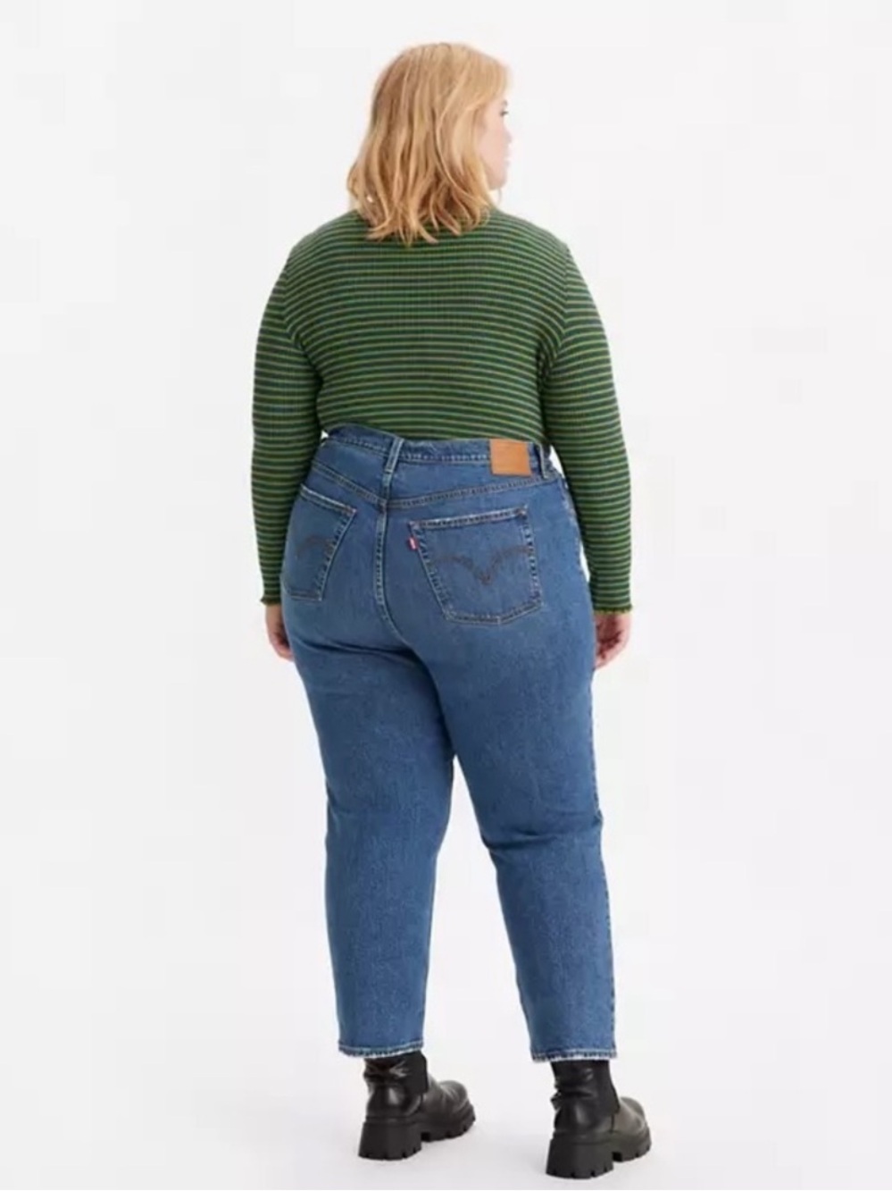 Levi's Ribcage Straight Ankle Size 16W Classic Blue - Picture 8 of 9